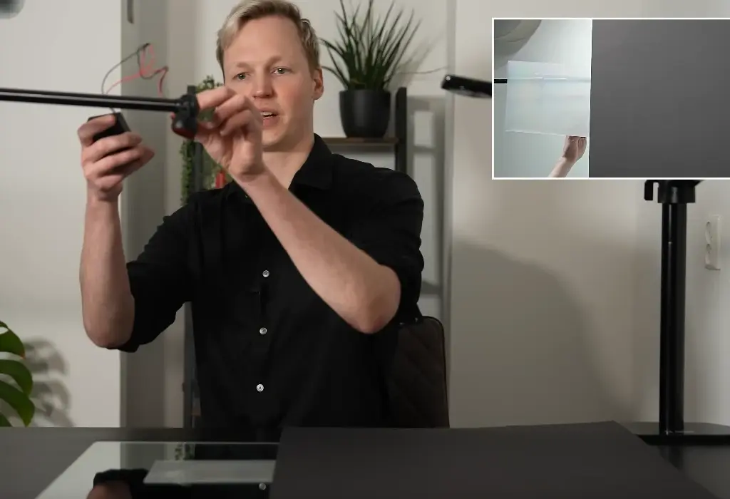 Experiment for laser