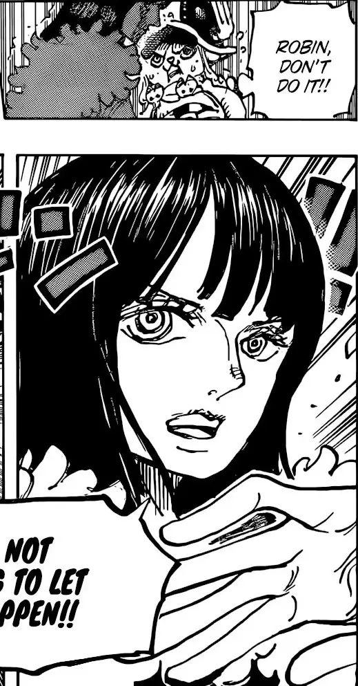 Chopper warning Robin not to do something