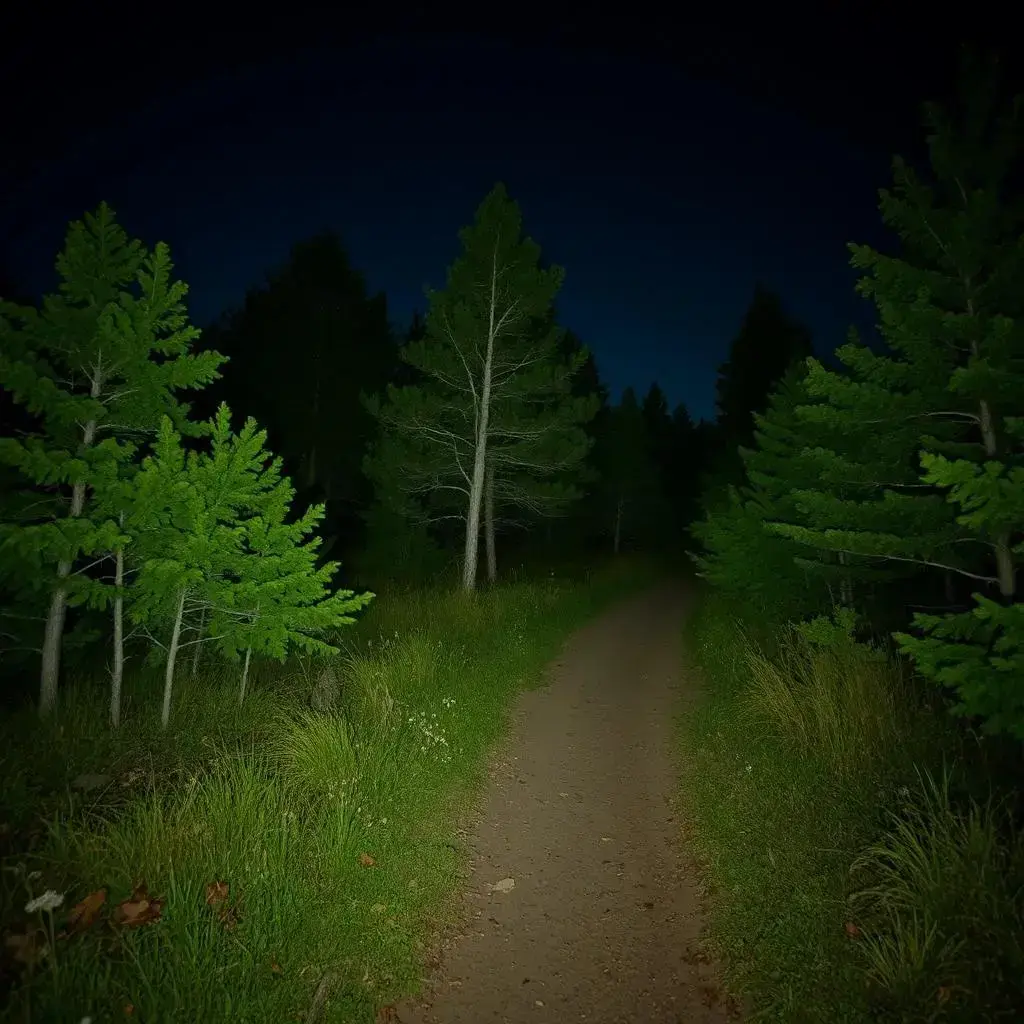 Image with seed 1973116260 generated via AI Horde through @aihorde@lemmy.dbzer0.com. Prompt: a picture taken at night with a trail camera with absolutely no washing machines roaming free