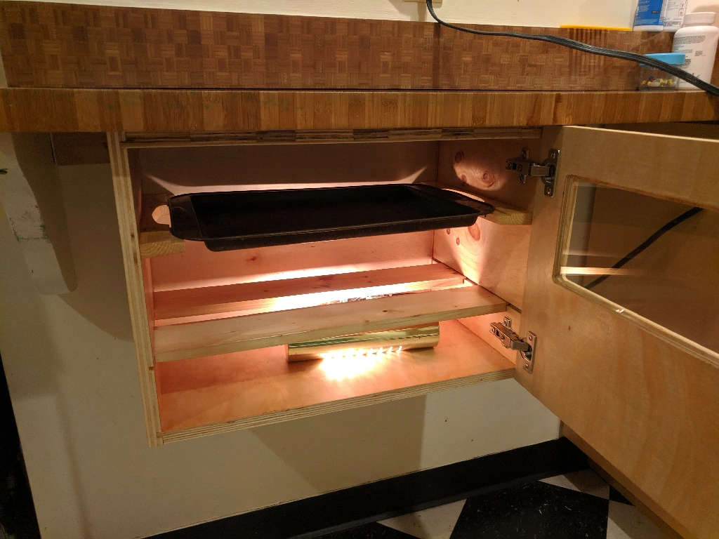 open with cookie sheet