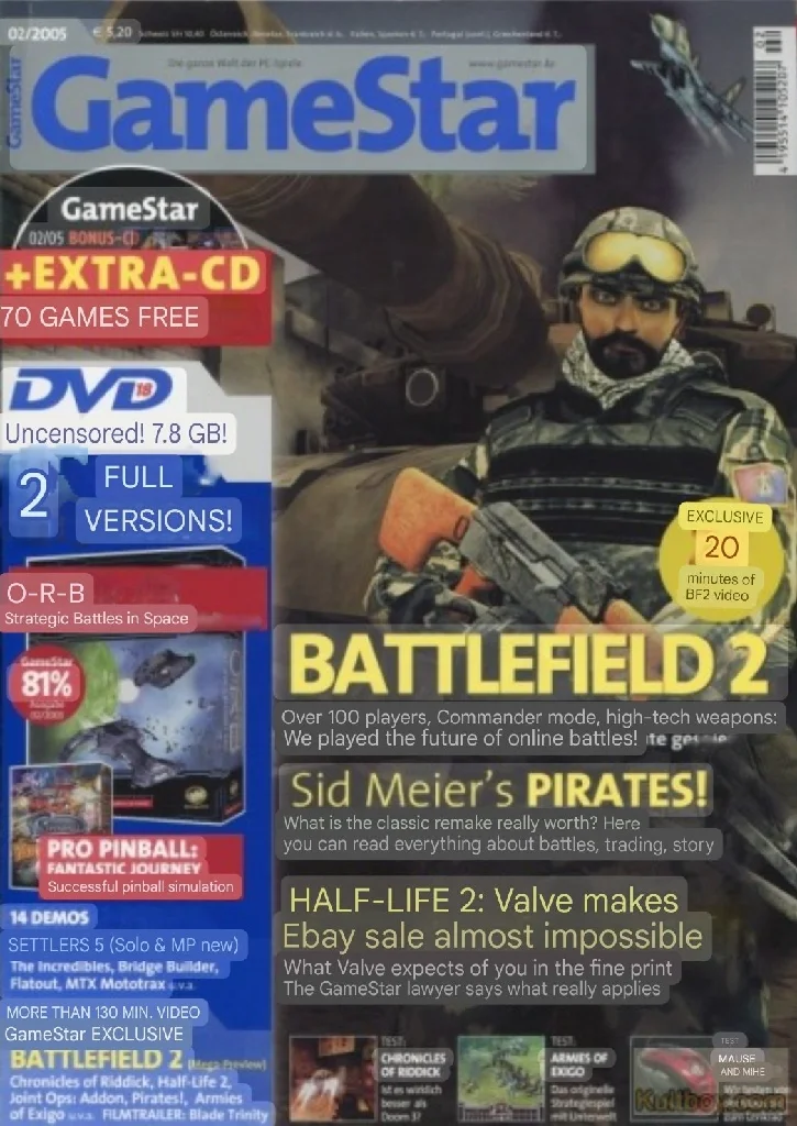 Screenshot of the cover with text translated by Google