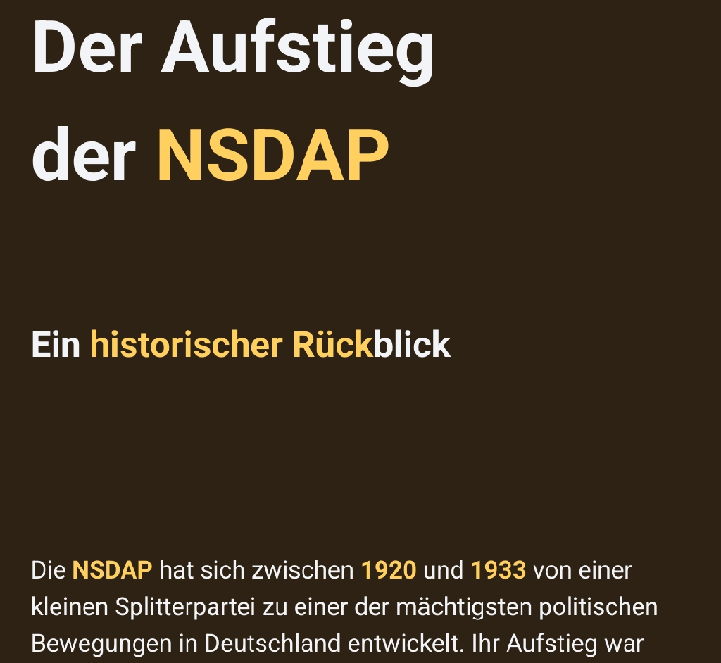 Screenshot NSSAP