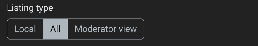 Admin panel settings