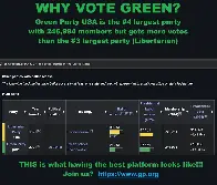 Why Vote Green?