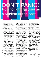 Don’t Panic! How to Fight Fascism as a Student of the Past