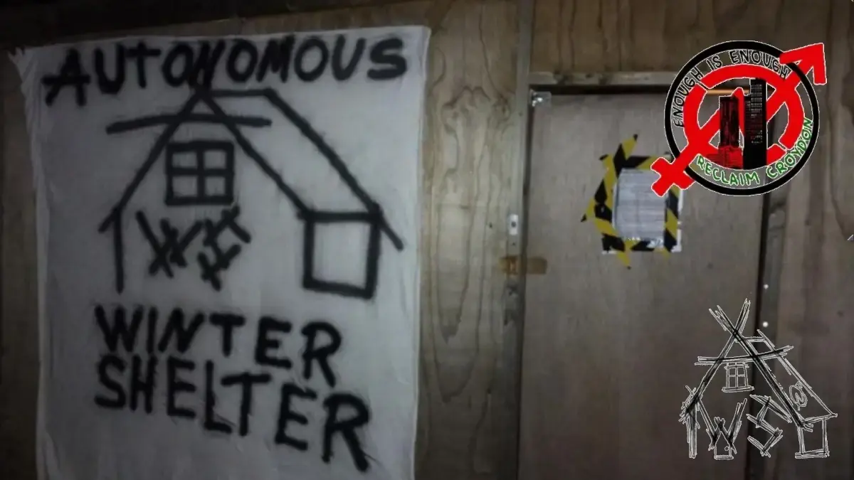 Reclaim Croydon i Autonomous Winter Shelter - 161 CREW