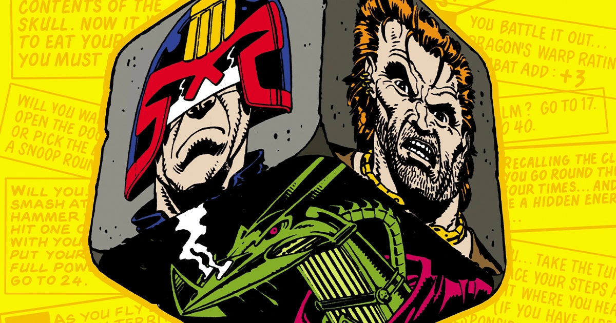OUT NOW: The Complete 2000 AD Dice Man – the legendary 'roll'-playing game