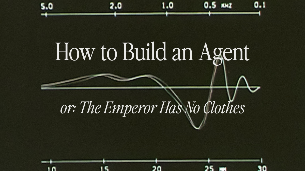 How to Build an Agent - Amp