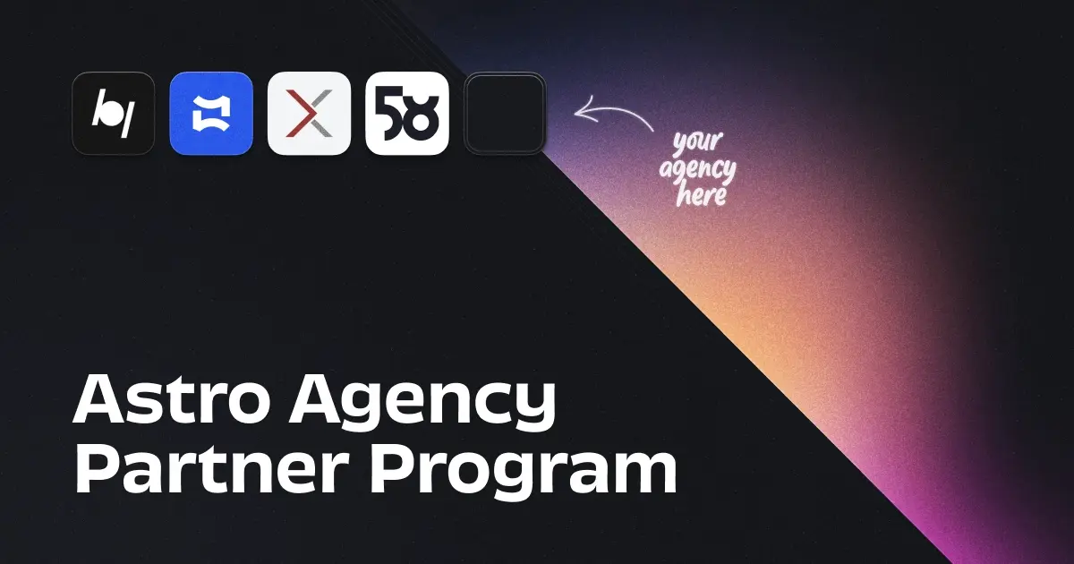 Astro Agency Partner Program | Astro