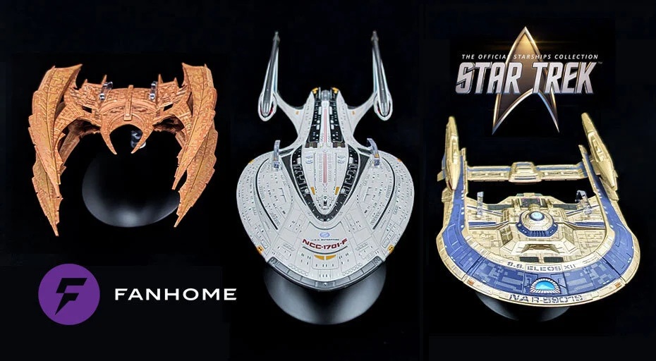 Review — Fanhome's Latest STAR TREK Starships: Beverly Crusher's ELEOS, and SHRIKE, and the XL-Sized ENTERPRISE-F