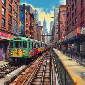 City trains and street vendors (heavy metal remix)