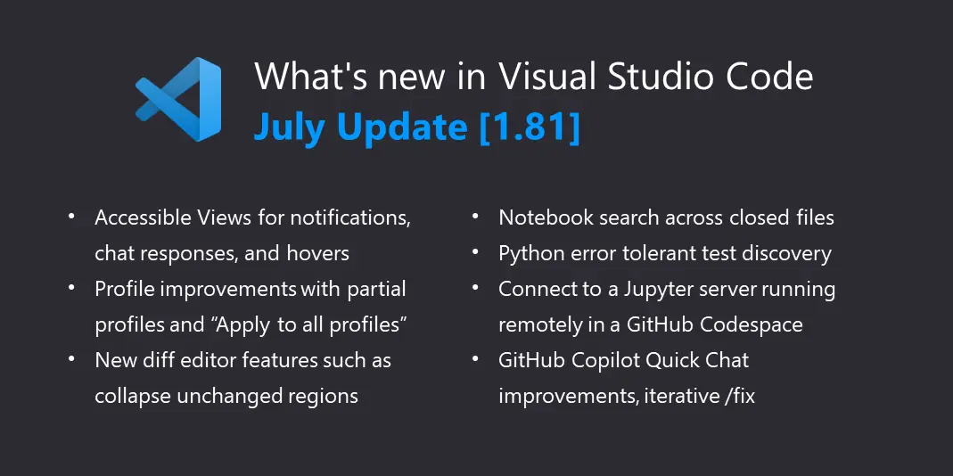 July 2023 (version 1.81)
