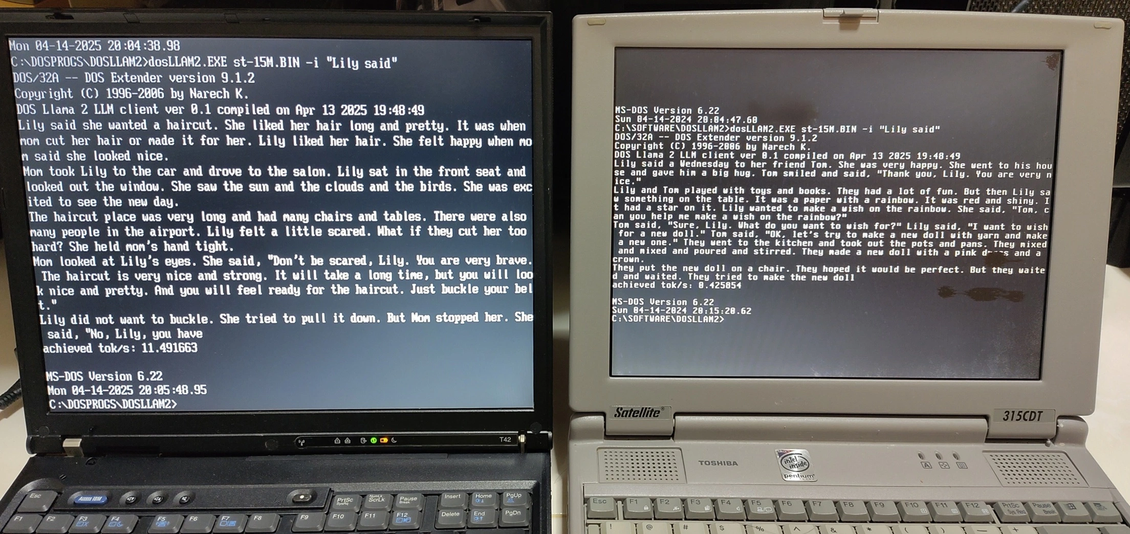 Will It Run Llama 2? Now DOS Can