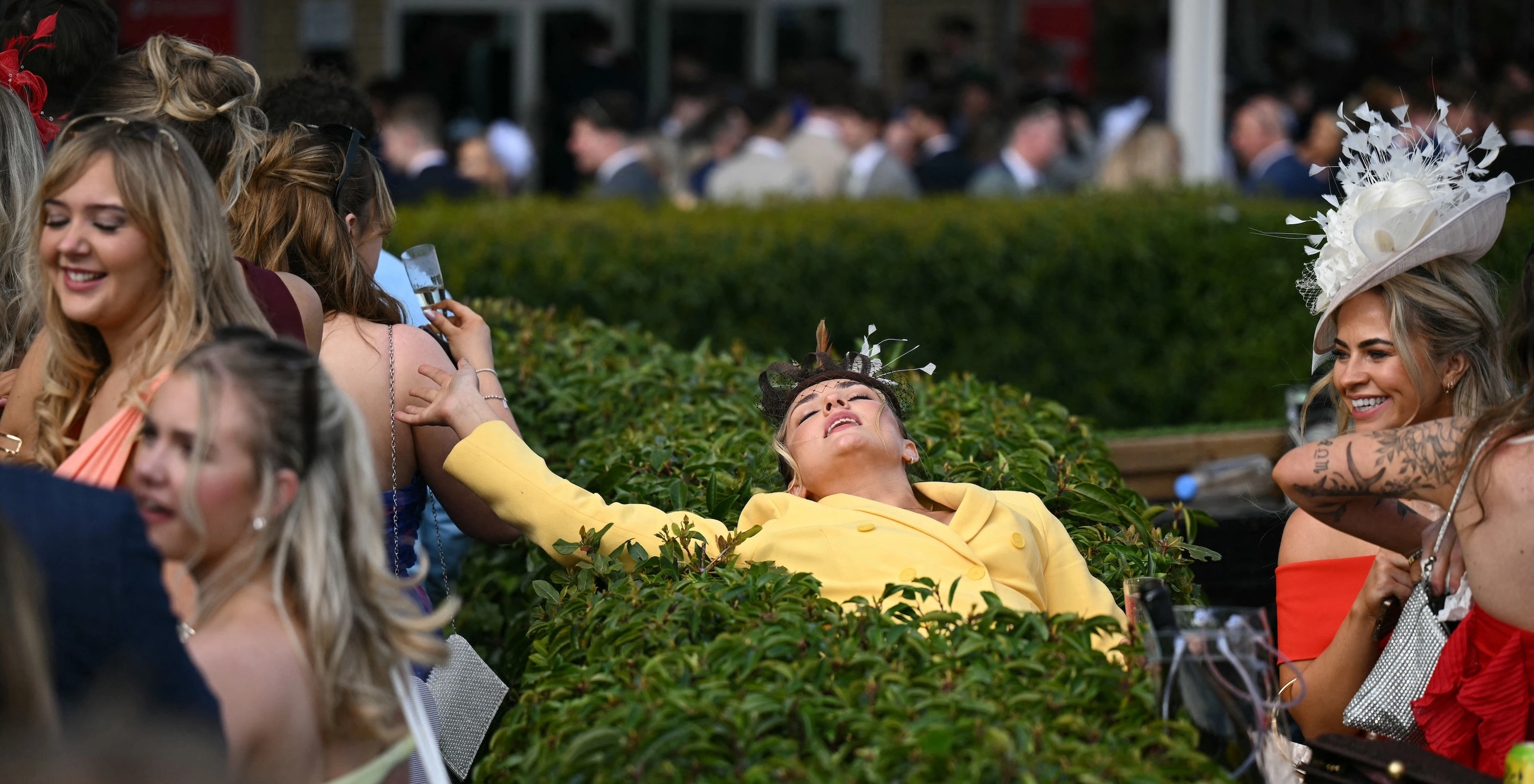 Please Enjoy These Photos Of Drunk People At An English Horse Race | Defector
