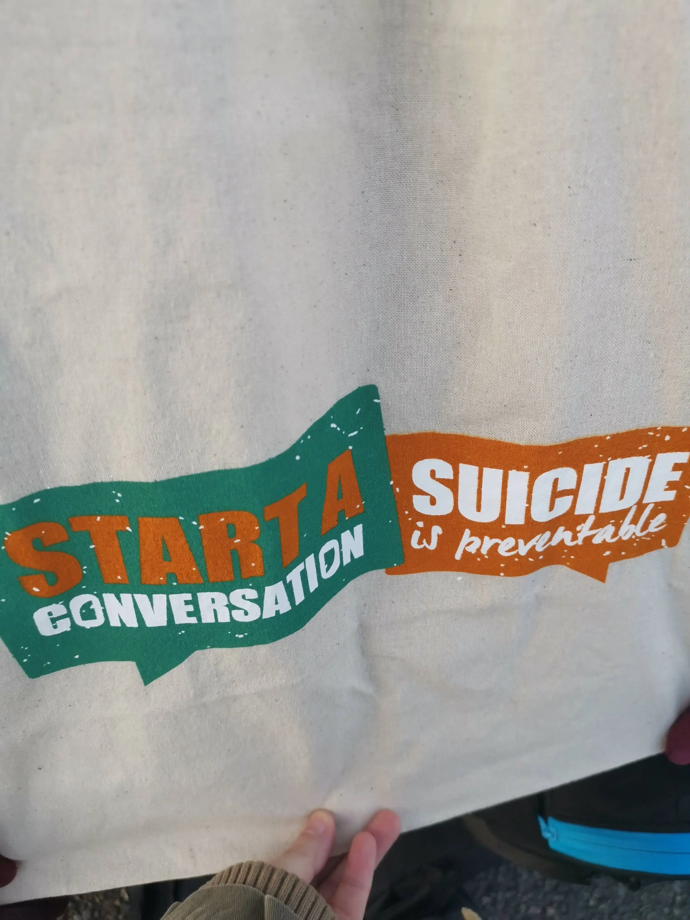 "Start a conversation. Suicide is preventable." vs "Start a suicide. Conversation is preventable."