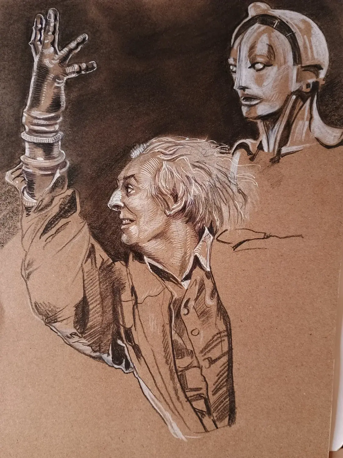 Inventor and robot from Fritz Lang's METROPOLIS