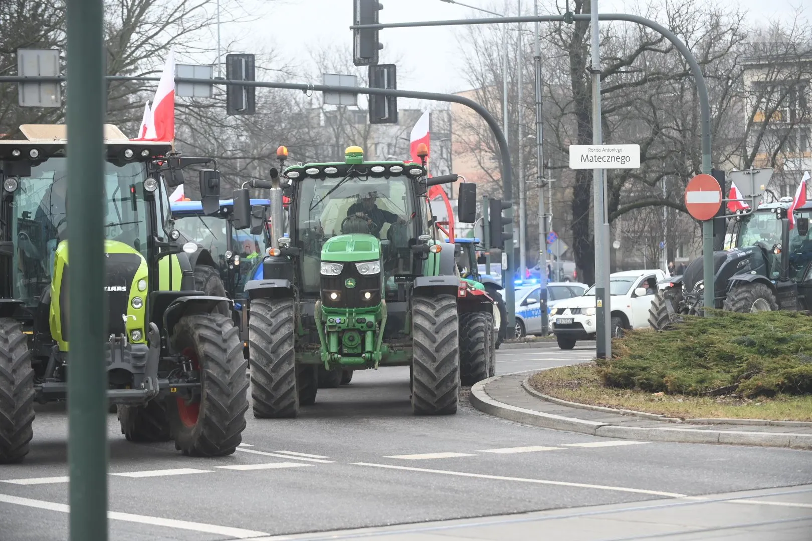 Kolumny ciągników znów wjadą do centrum Krakowa, duże utrudnienia