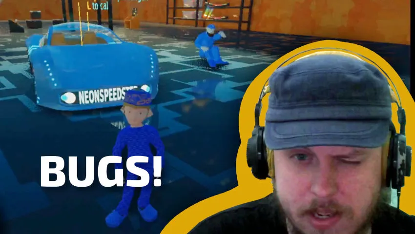 Bugs! How are they fixed? | Also First Person Mode | Dani's Race UPBGE Blender 3D on GNU / Linux