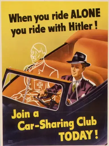 When You Ride ALONE You Ride with Hitler! [US, 1943] - Sopuli