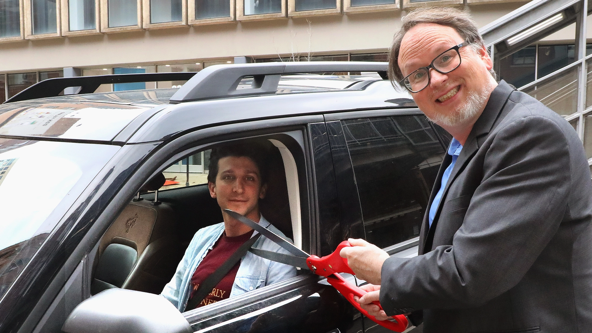 Federal Regulators Hold Celebratory Seatbelt-Cutting Ceremony