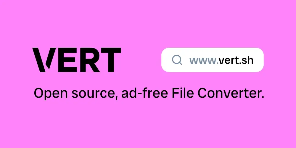 VERT.sh — Free, fast, and awesome file convert