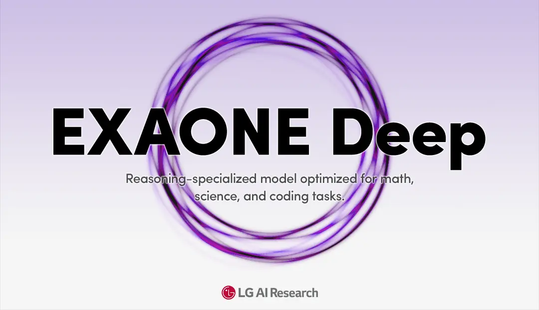 EXAONE Deep Released ━ Setting a New Standard for Reasoning AI - LG AI Research News