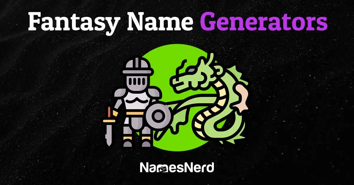 Fantasy Name Generators - NamesNerd