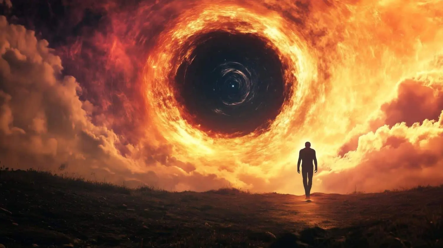 What will happen if a small black hole passes through the human body?