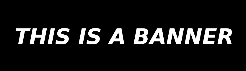 User banner
