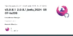 Release v2.0.8.1-2.0.8.1_beta_2024-05-07-ls209 · linuxserver/docker-duplicati